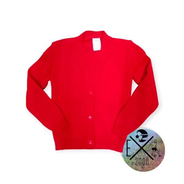 Suéter Rojo Botones