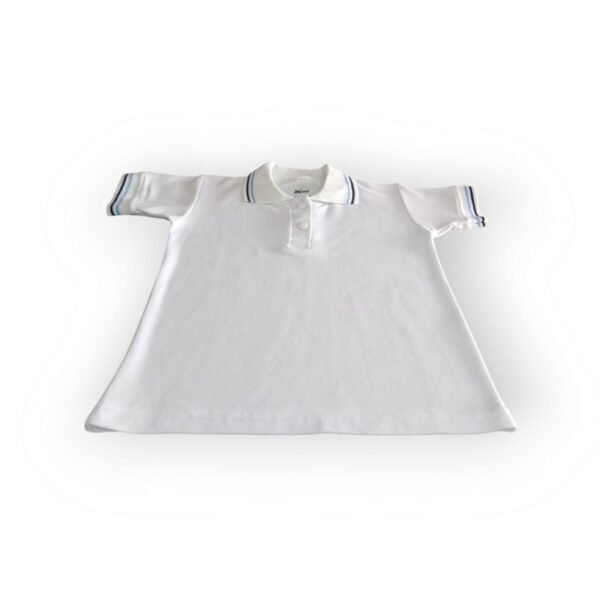 Playera Polo - Franjas marino azul cielo - Image 3