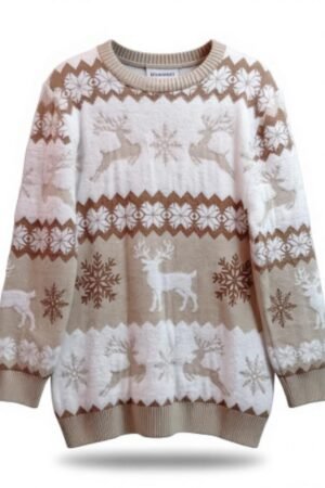 Suéter Café de Renos y Copos