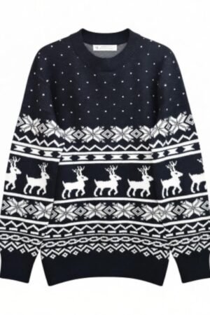 Suéter Patrón Renos Azul Marino